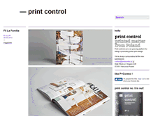 Tablet Screenshot of printcontrol.pl